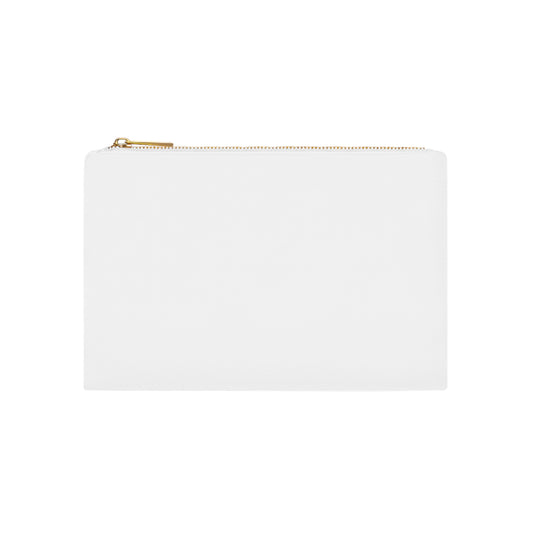 Drimish Cosmetic Bag — Pastel Holographic Script Makeup Pouch