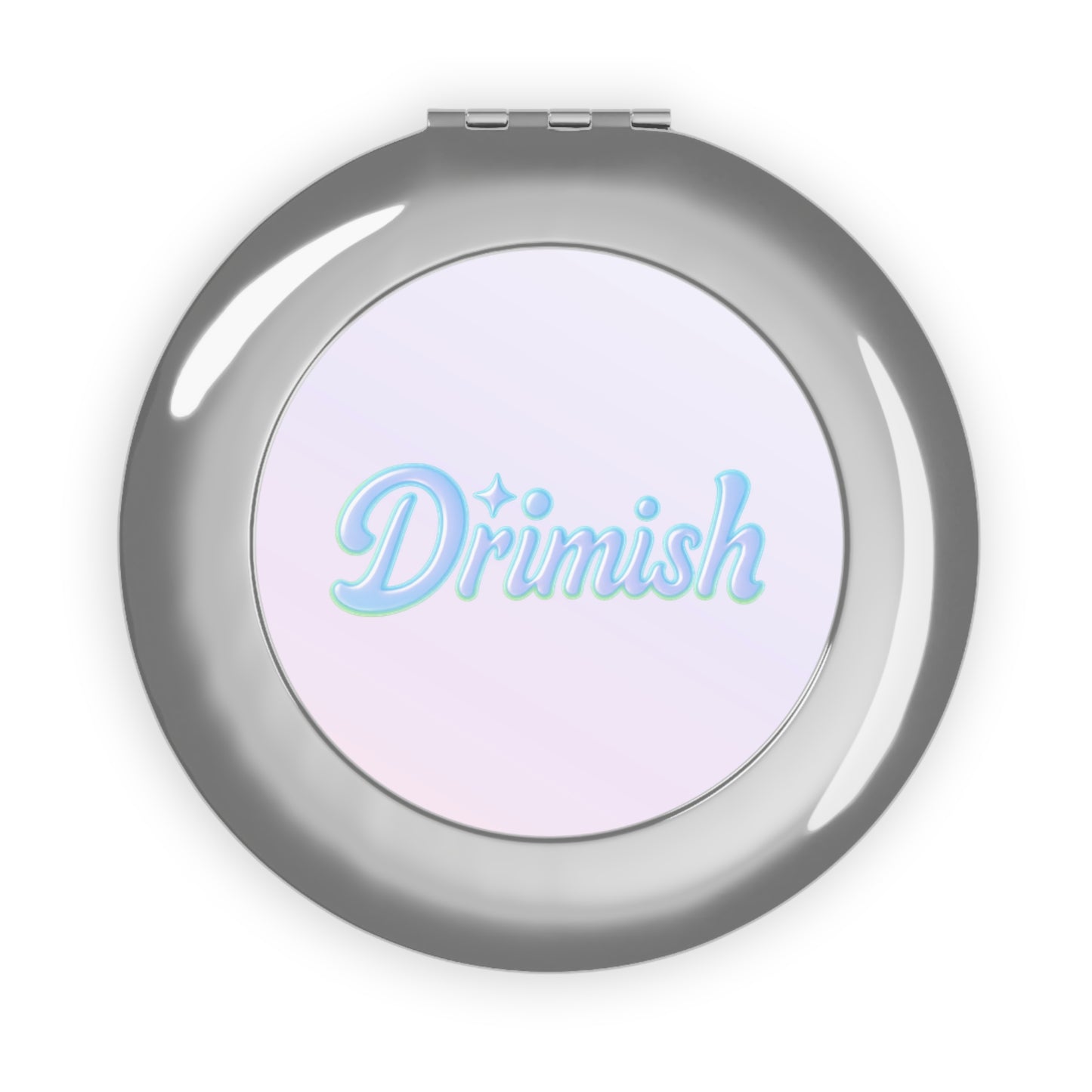 Drmish Makeup Compact Travel Mirror — Pastel 'Drimish' Pocket Makeup Mirror